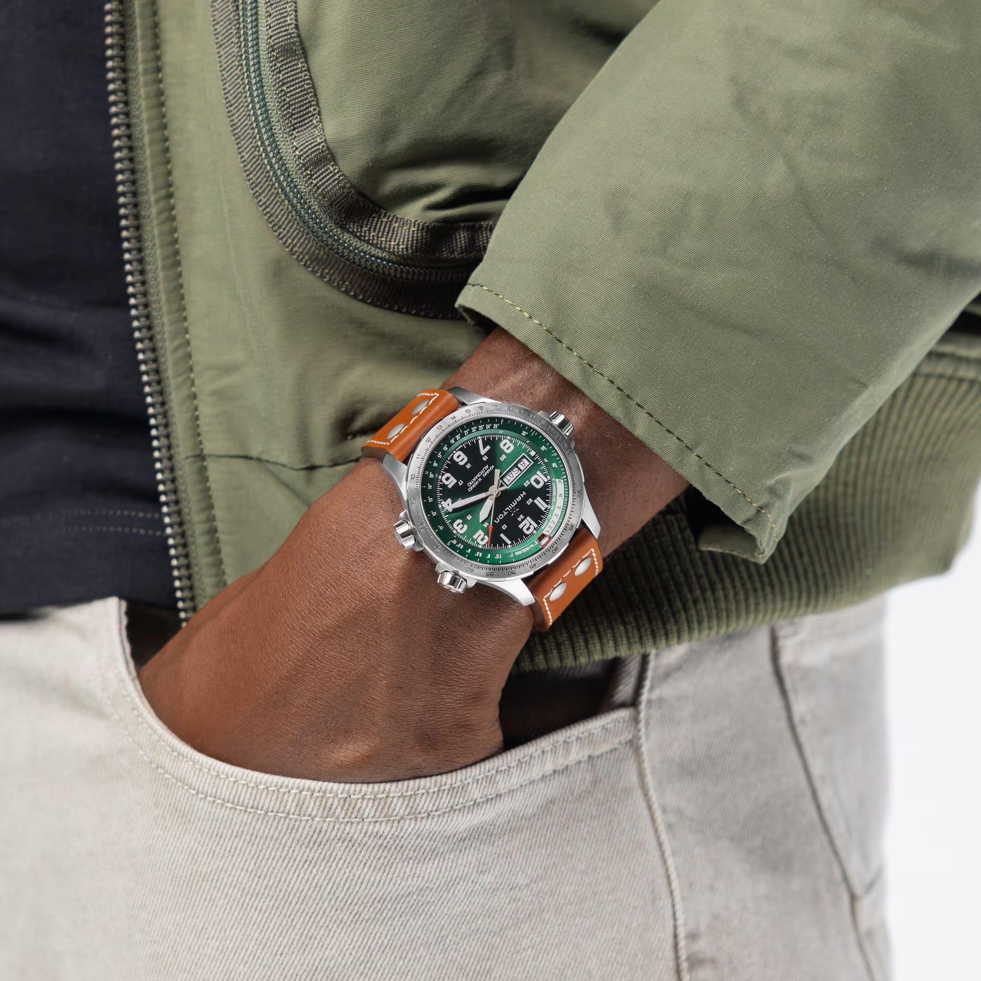Hamilton Khaki Aviation Automatic Men's 45mm Watch H77735560