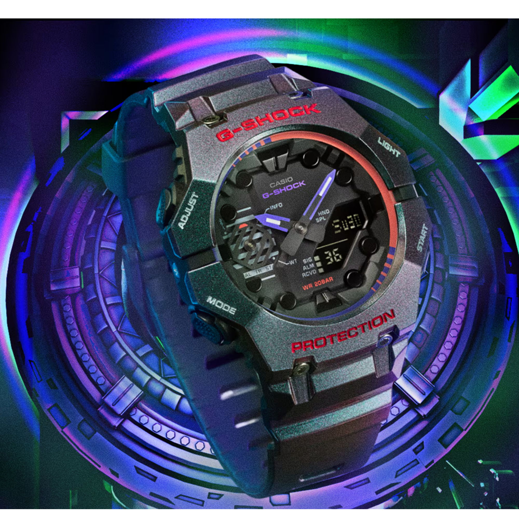 Casio G-SHOCK Men's 'Aim High' Analogue Digital Watch GAB001AH-6A