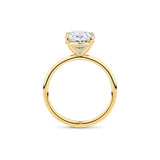 Everlasting 3.00ct TW Oval Cut Lab-Grown Diamond Engagement Ring in 18ct Yellow Gold