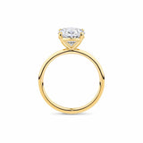 Everlasting 3.00ct TW Oval Cut Lab-Grown Diamond Engagement Ring in 18ct Yellow Gold