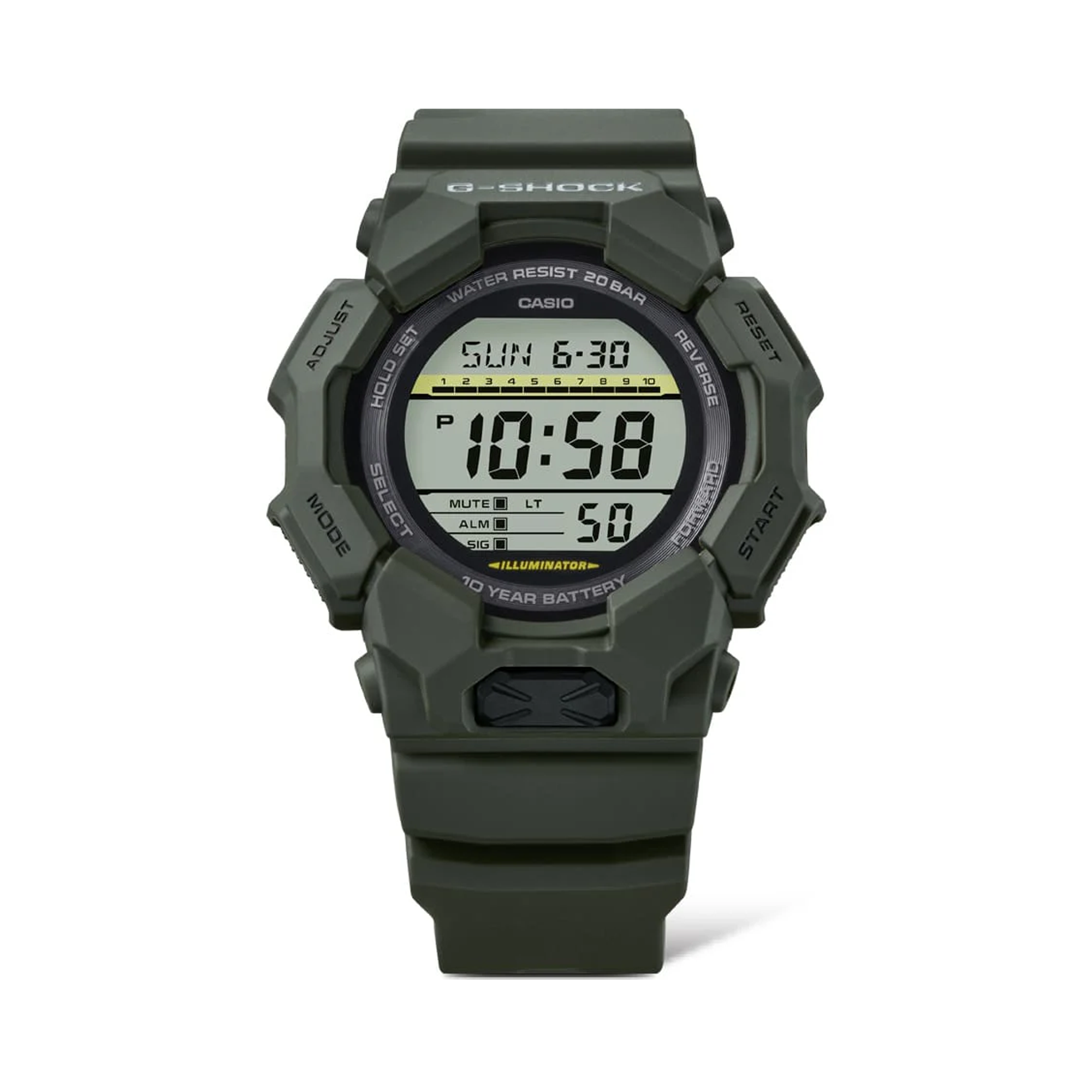 Casio G-SHOCK Men's Resin Quartz Watch GD010-3D