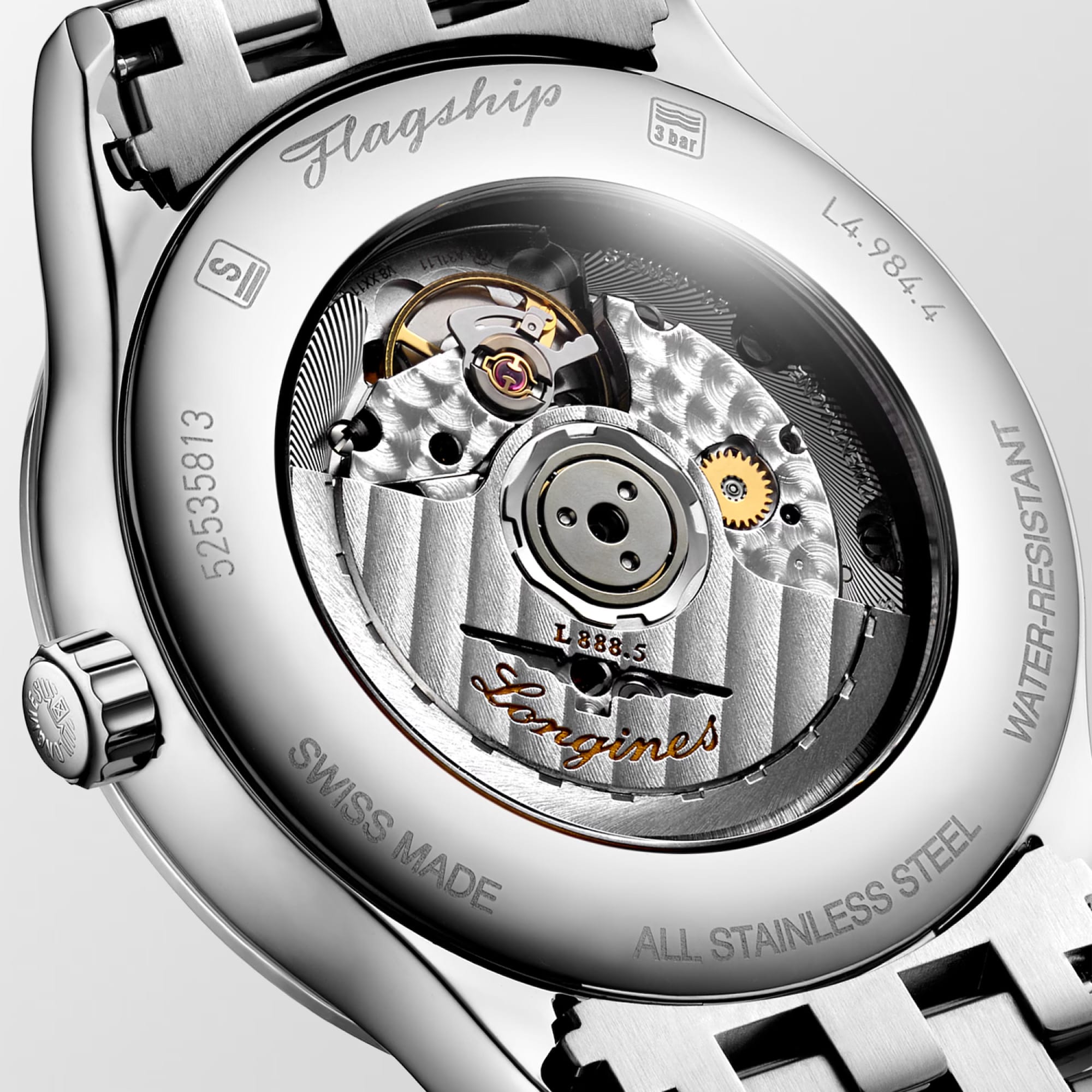 Longines Flagship Automatic Men's 38.50mm Watch L4.984.4.98.6