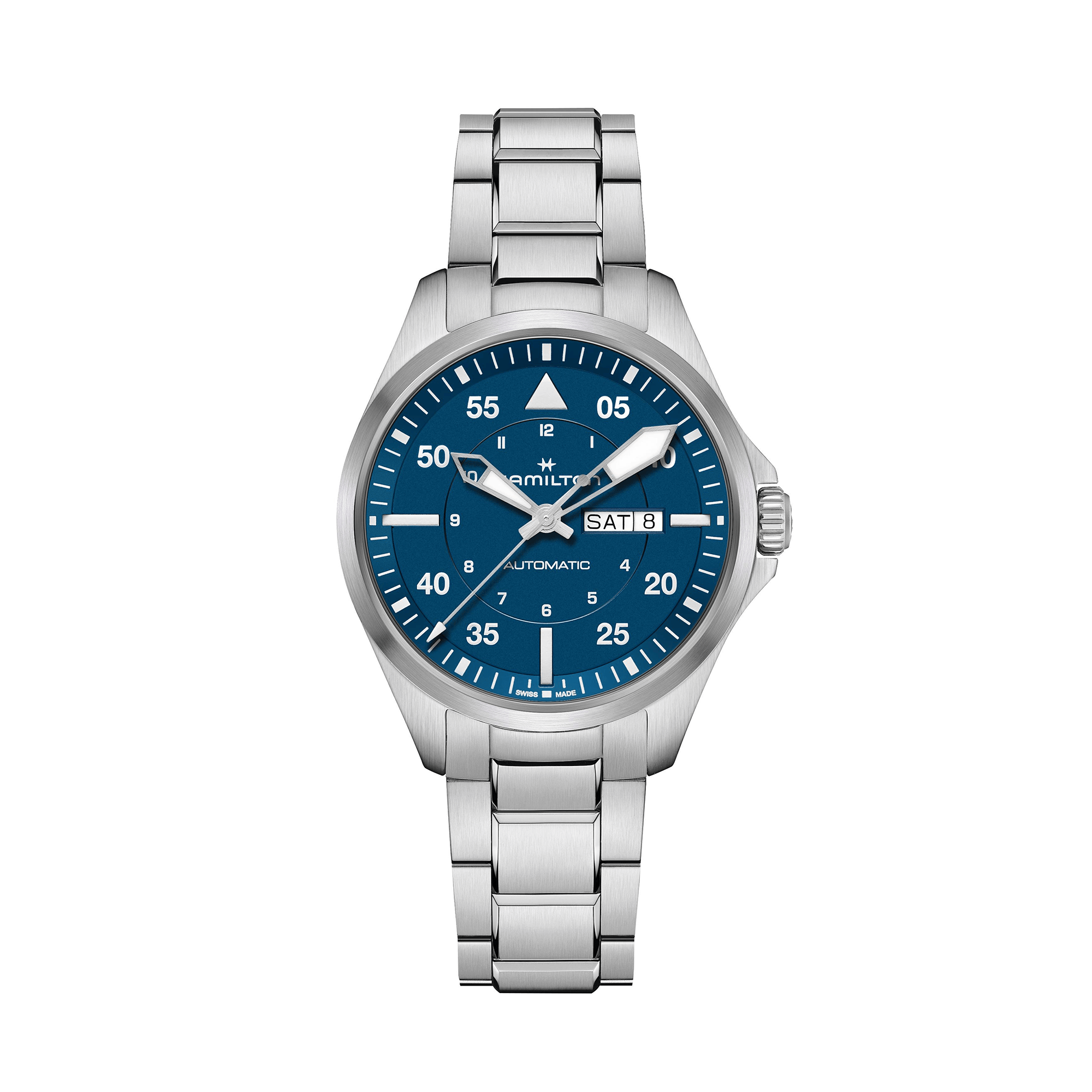 Hamilton Khaki Aviation Men's 42mm Automatic Watch H64635140
