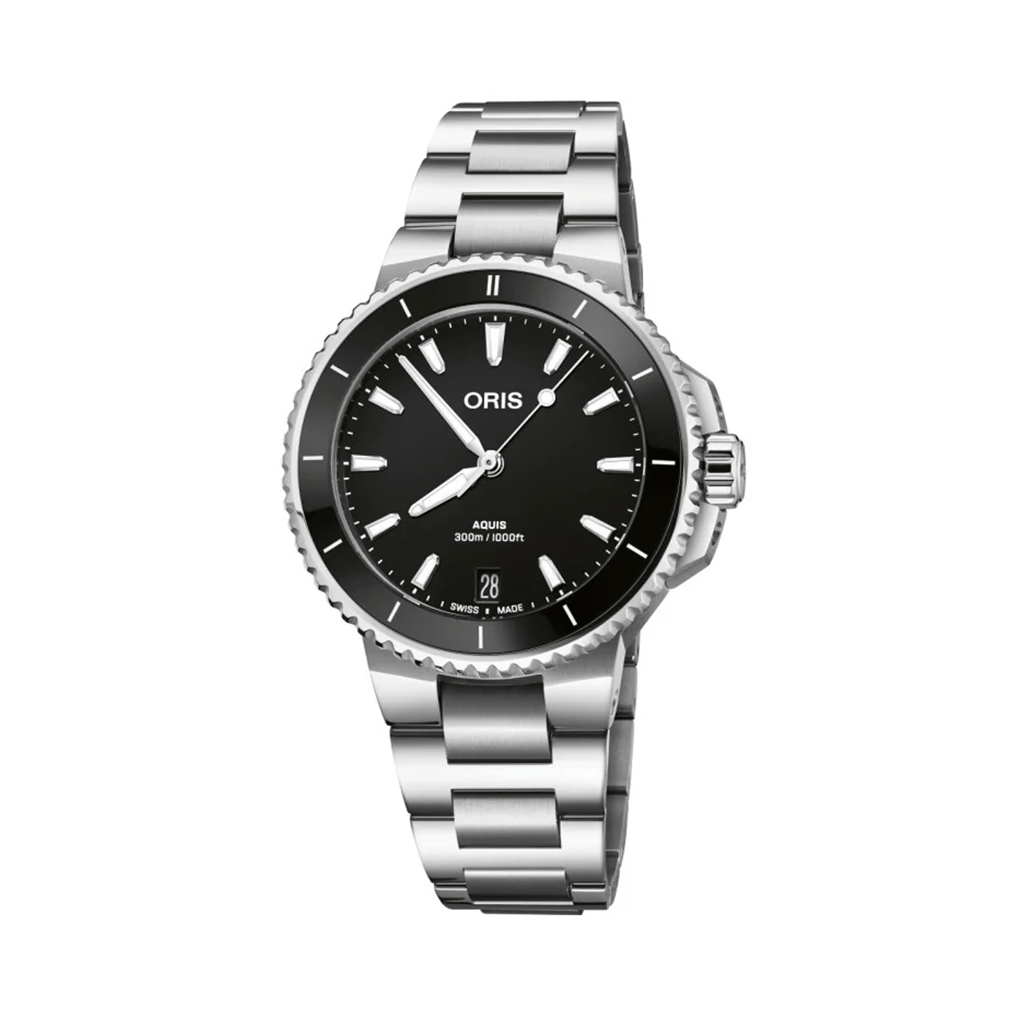 Oris Diver Automatic Women's 36.50mm Watch 733 7792 4154MB