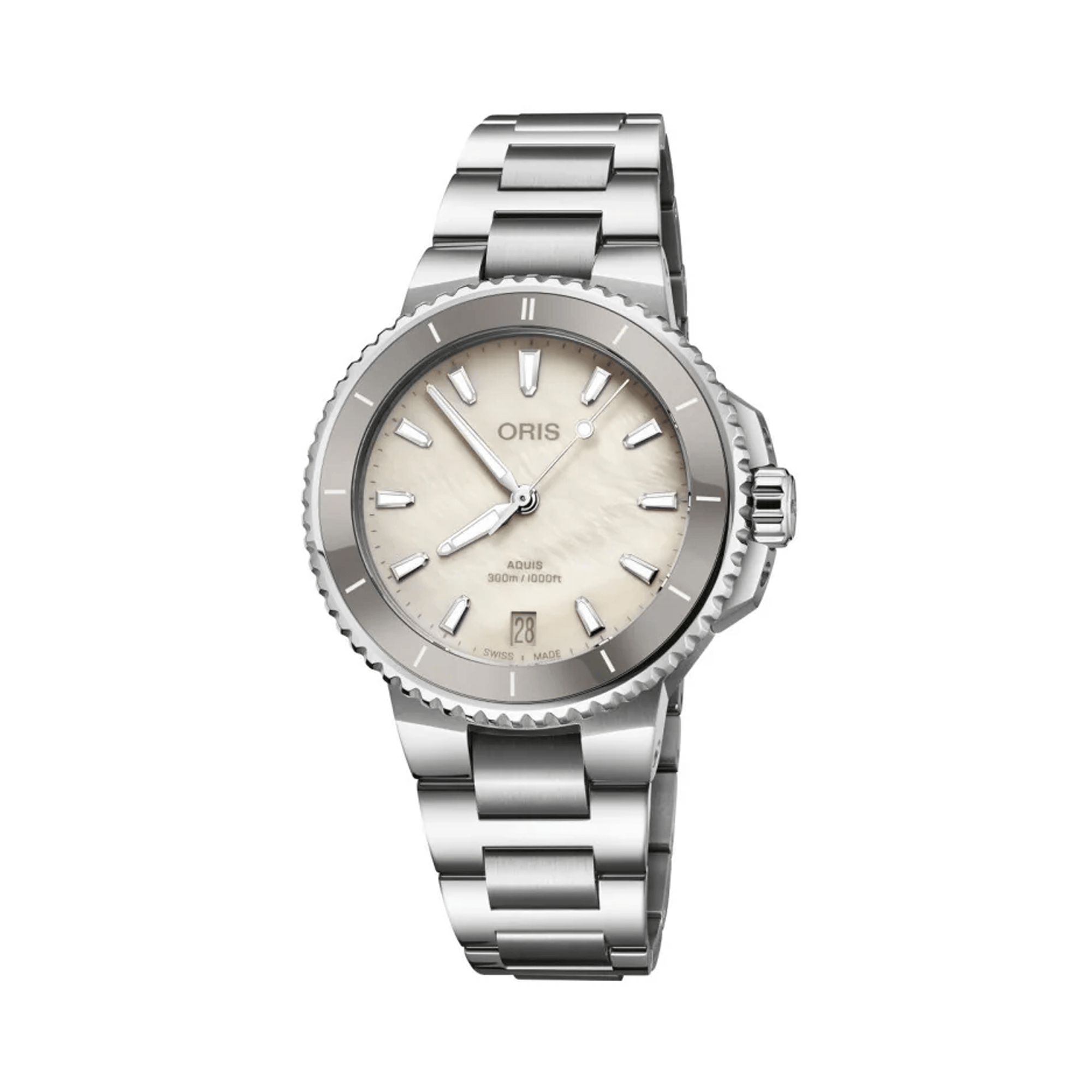 Oris Diver Automatic Women's 36.50mm Watch 733 7792 4151MB