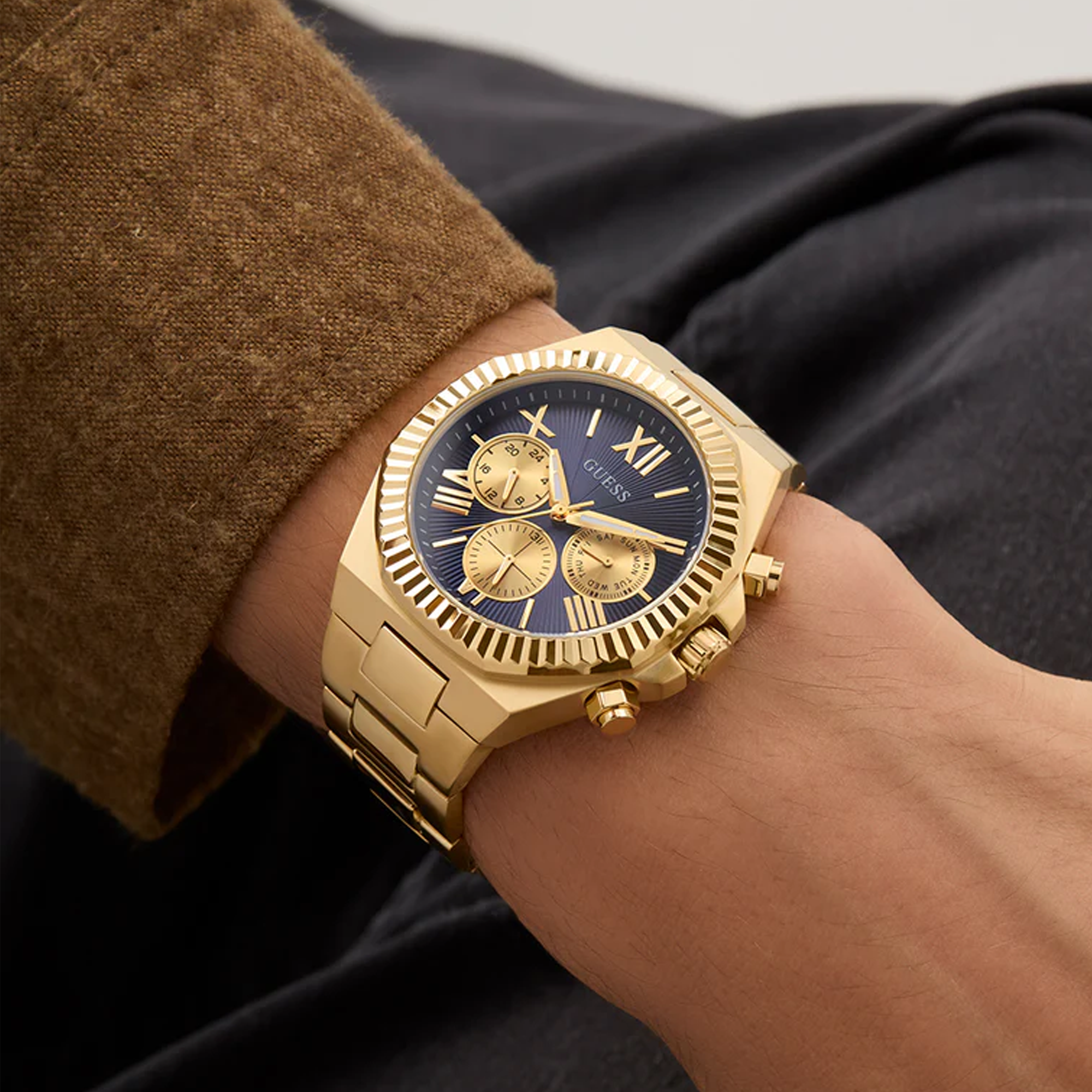 Guess Men's Quartz 44mm Watch GW0703G6