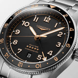 Longines Spirit Zulu Automatic GMT Men's 42mm Watch L3.812.4.50.6