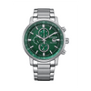 Citizen Men's Green Quartz Chronograph Watch CA0840-87X