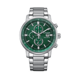 Citizen Men's Green Quartz Chronograph Watch CA0840-87X