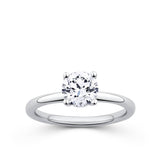 Everlasting 1.25ct TW Round Brilliant Lab-Grown Diamond Solitaire Engagement Ring in 18ct White Gold