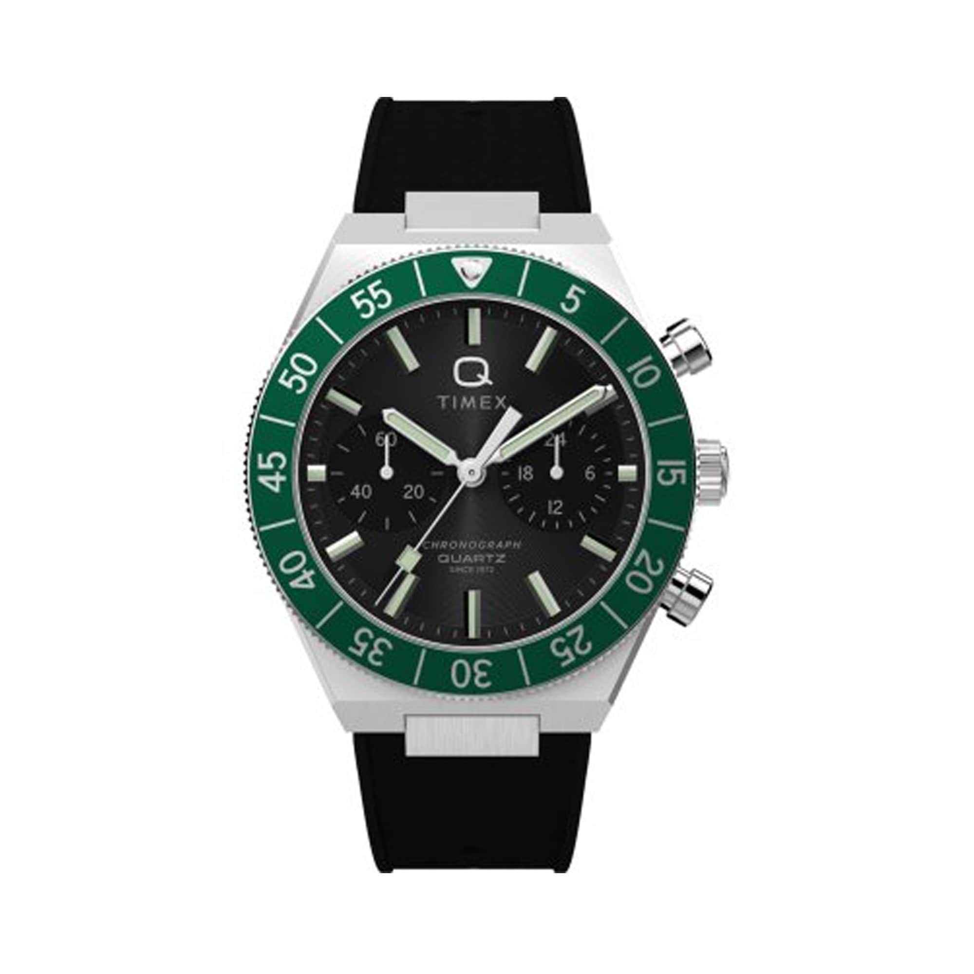 Timex Q Quartz Chronograph Men's 40mm Watch TW2Y56100