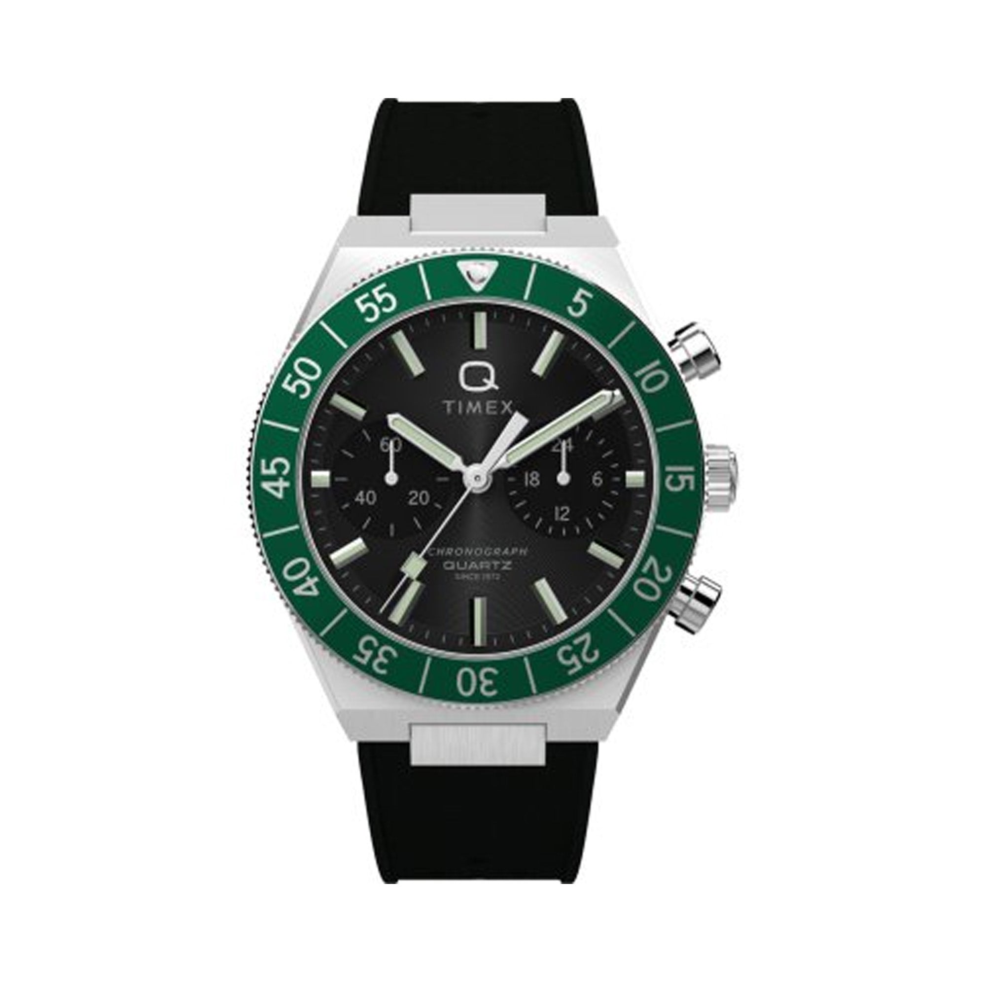 Timex Q Quartz Chronograph Men's 40mm Watch TW2Y56100