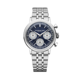 Raymond Weil Millesime Men's 39.50mm Blue Automatic Chronograph Watch 7765-ST-50651
