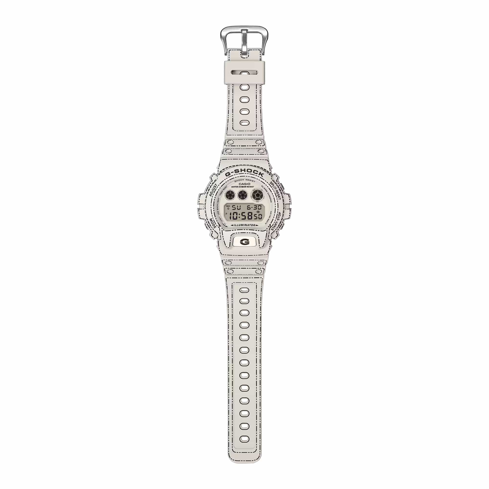 Casio G-SHOCK Digital 50mm Watch DW6900RGM-5D