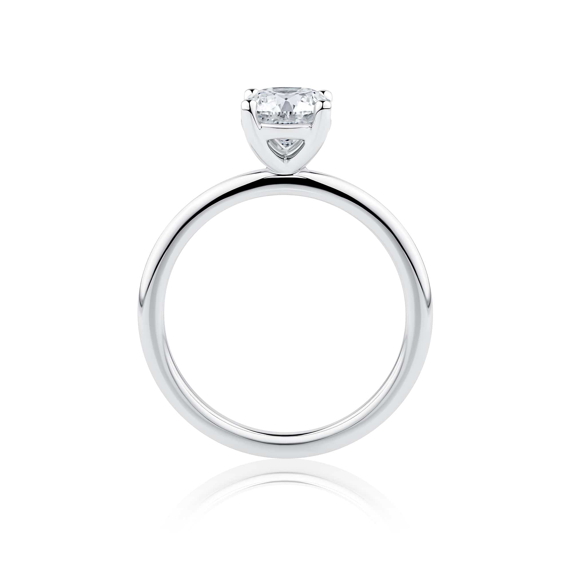 Everlasting 1.25ct TW Round Brilliant Lab-Grown Diamond Solitaire Engagement Ring in 18ct White Gold