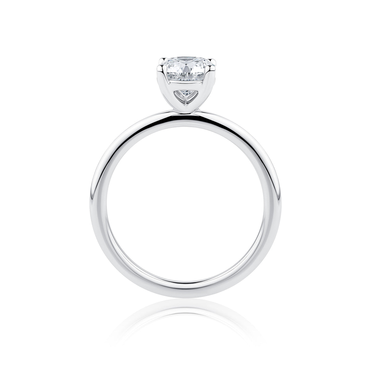 Everlasting 1.25ct TW Round Brilliant Lab-Grown Diamond Solitaire Engagement Ring in 18ct White Gold