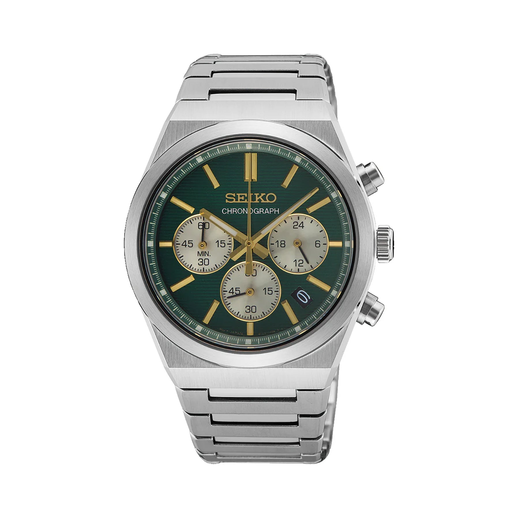 Seiko Conceptual & Regular Quartz Chronograph Men's 40mm Watch SSB461P
