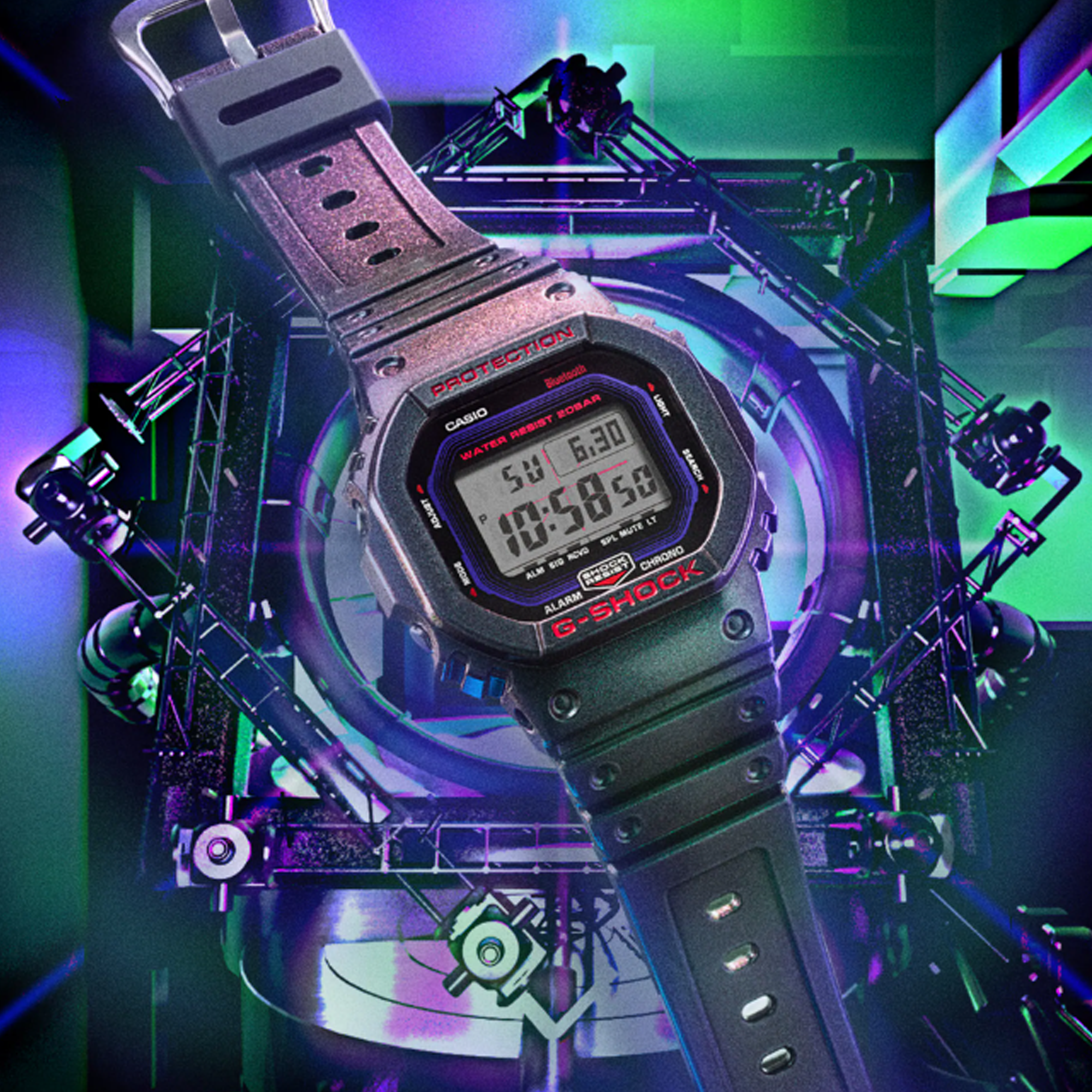Casio G-SHOCK Men's 'Aim High' Bluetooth Chronograph Watch DWB5600AH-6D