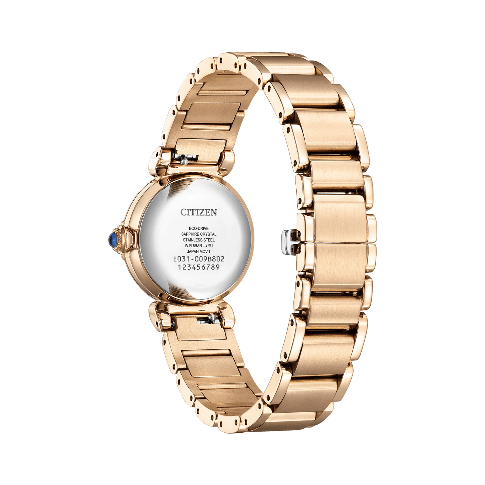 Citizen Eco Drive Women's 26mm Rose PVD Solar Watch EM1123-89D