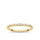 Everlasting Promise Round Brilliant Lab-Grown Diamond Ring in 9ct Yellow Gold