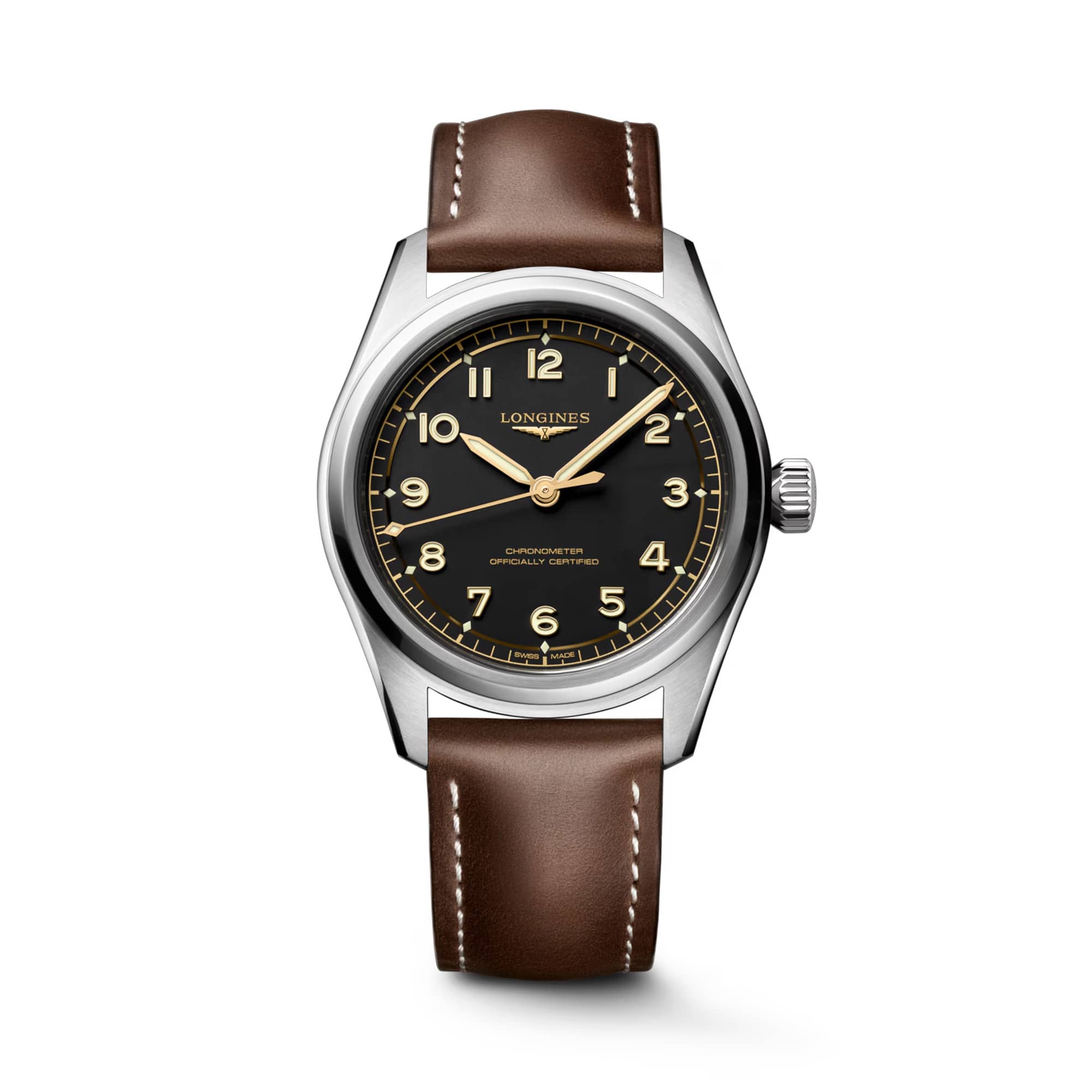 Longines Spirit Chronometer Men's 39mm Watch L3.809.4.53.2