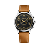 Longines Record Men's 40mm Automatic Chronograph Watch L2.921.4.56.2