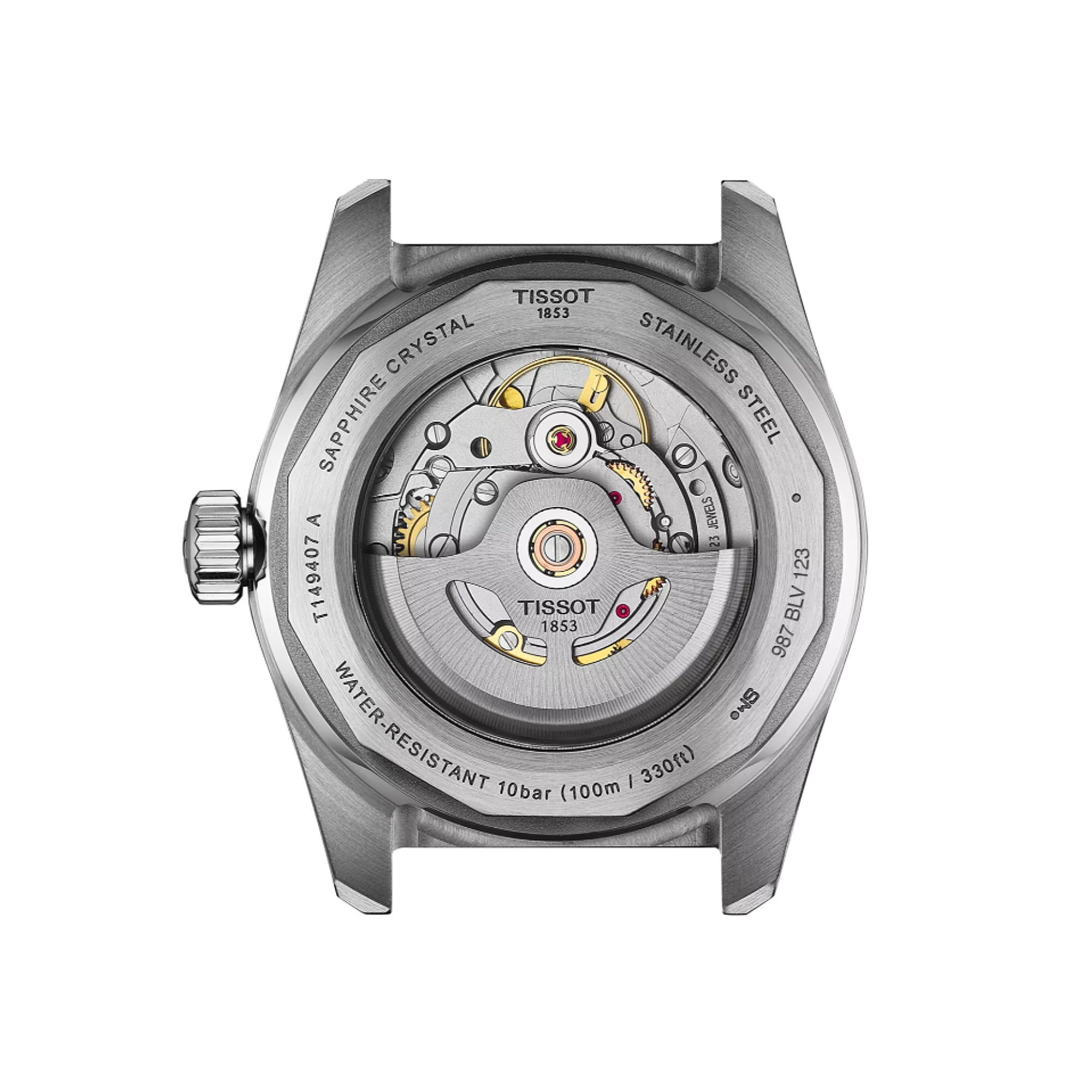 Case of A Tissot PRS 516 Men's Automatic Watch