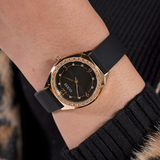 Guess Women's 30mm Gold PVD Quartz Watch GW0820L1