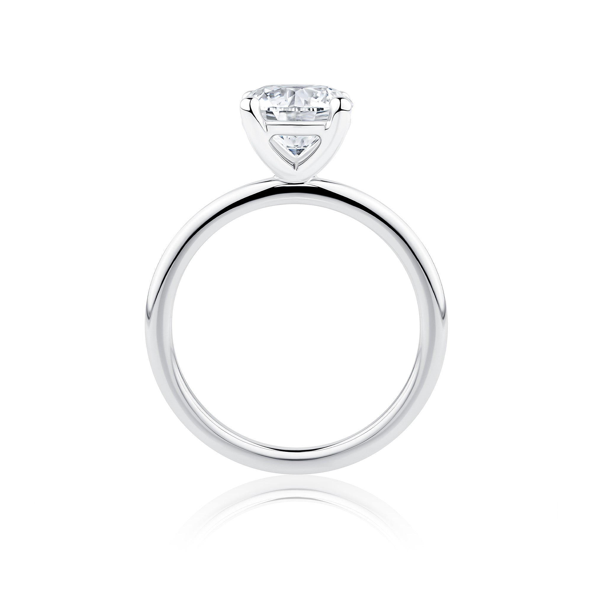 Everlasting 2.00ct TW Round Brilliant Lab-Grown Diamond Solitaire Engagement Ring in 18ct White Gold
