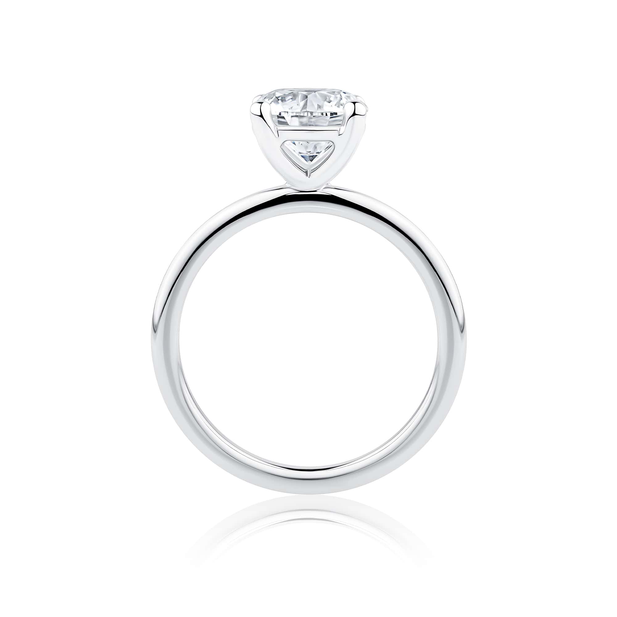 Everlasting 2.00ct TW Round Brilliant Lab-Grown Diamond Solitaire Engagement Ring in 18ct White Gold