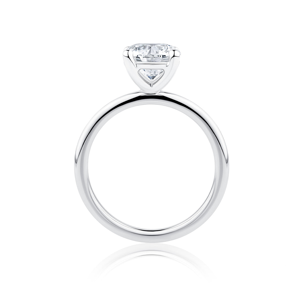Everlasting 2.00ct TW Round Brilliant Lab-Grown Diamond Solitaire Engagement Ring in 18ct White Gold