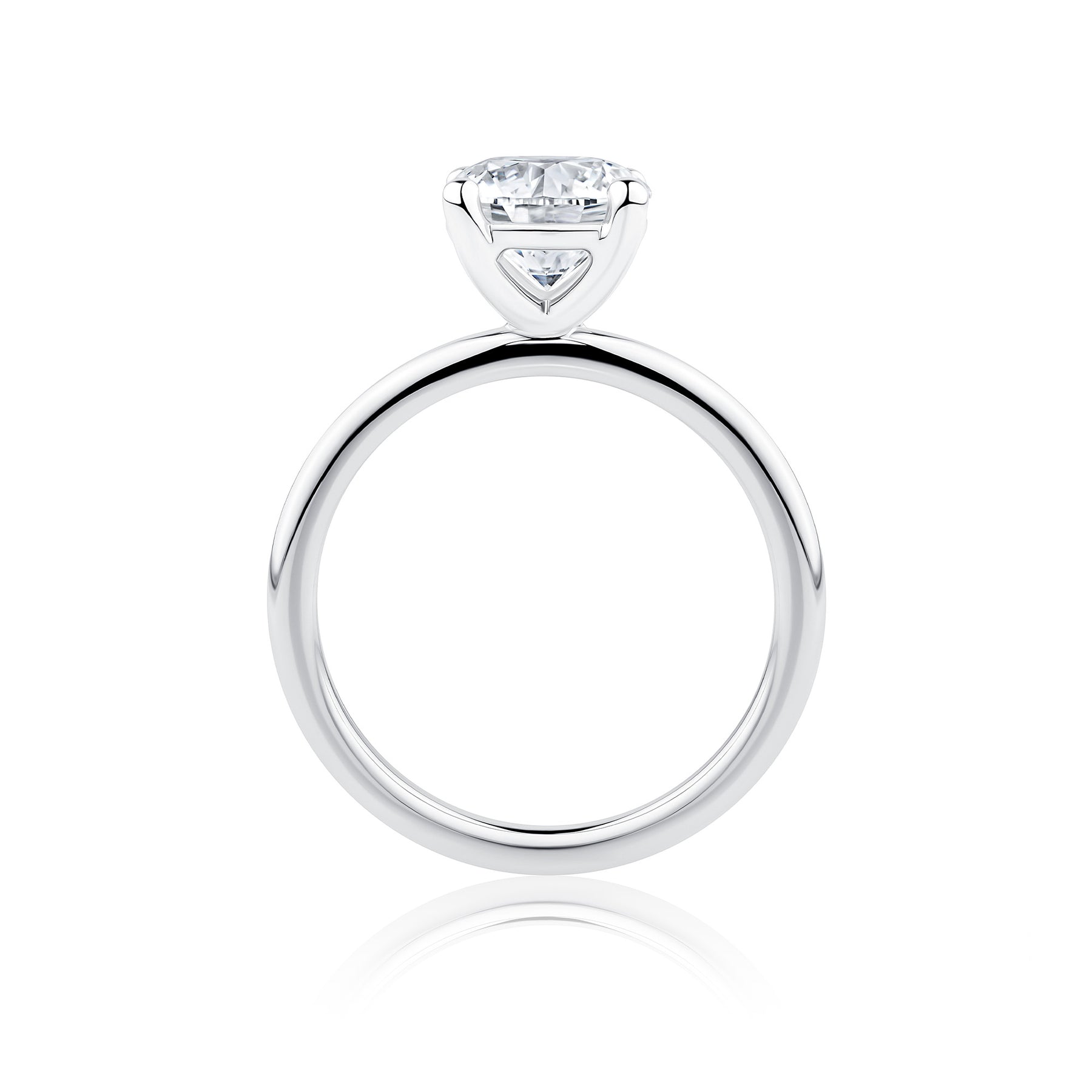 Everlasting 2.00ct TW Round Brilliant Lab-Grown Diamond Solitaire Engagement Ring in 18ct White Gold