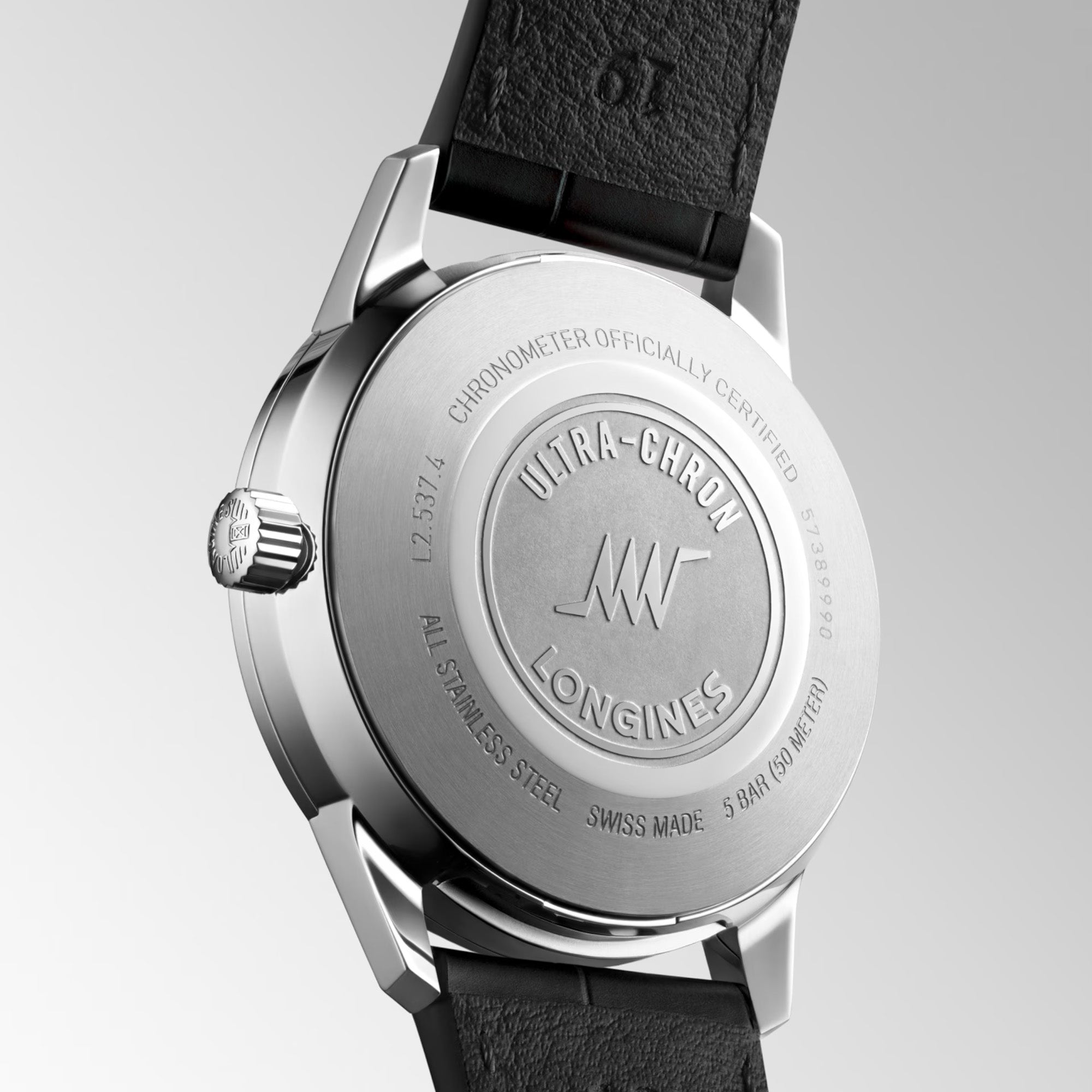 Longines Ultra-Chron Chronometer Men's 37mm Watch L2.537.4.72.2