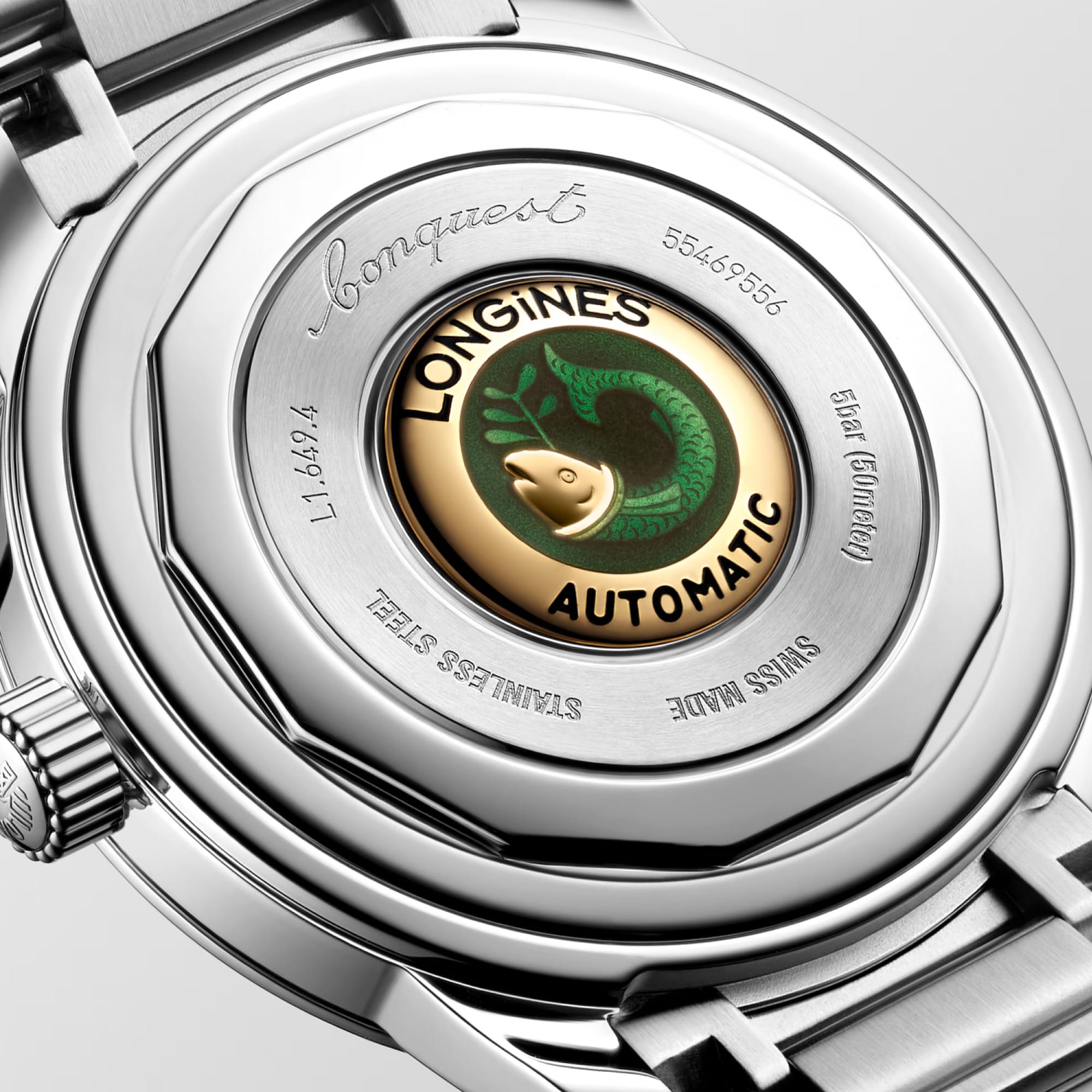 Longines Conquest Heritage Automatic Men's 38mm Watch L1.649.4.52.6