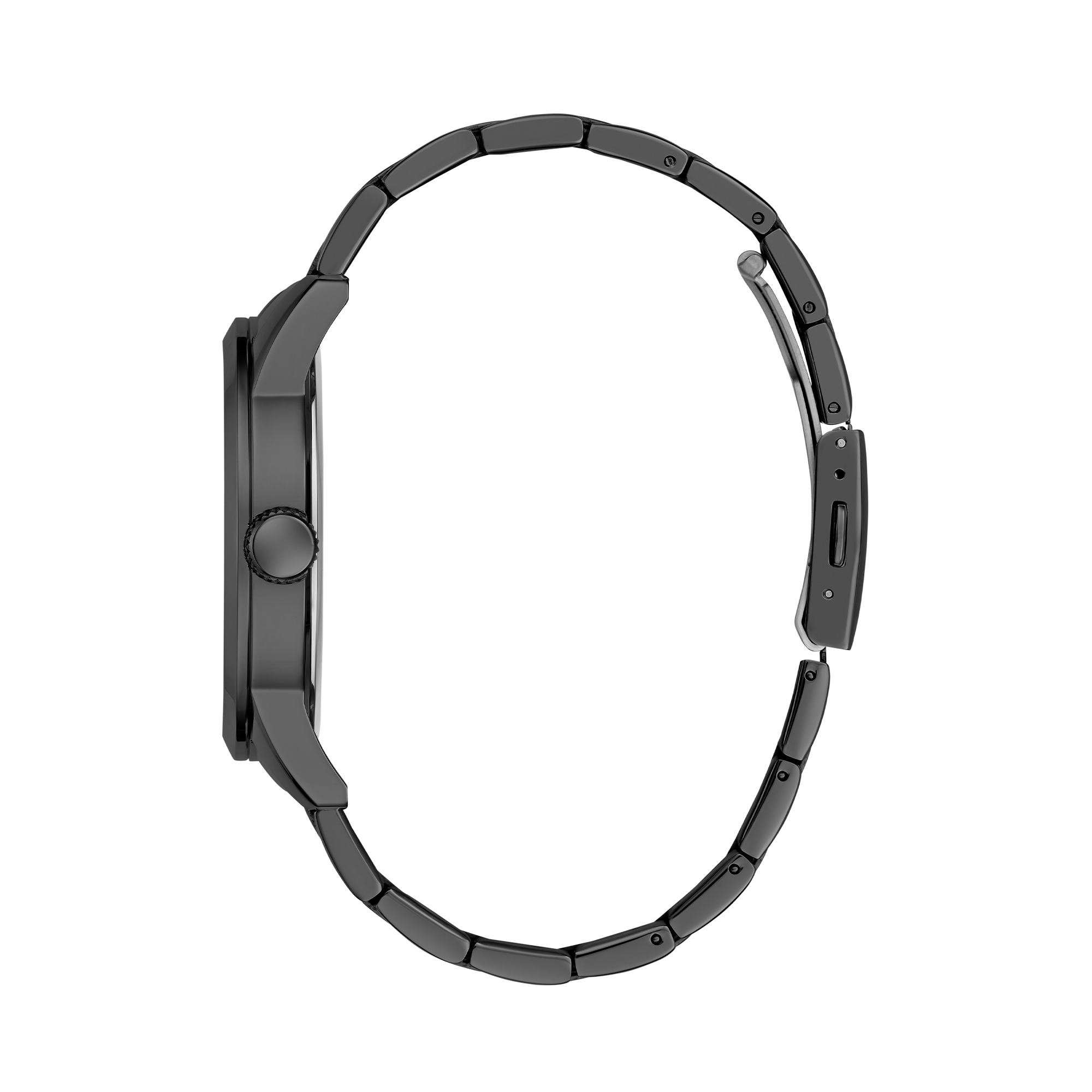 Guess Men's 44mm Black PVD Quartz Watch GW0782G2