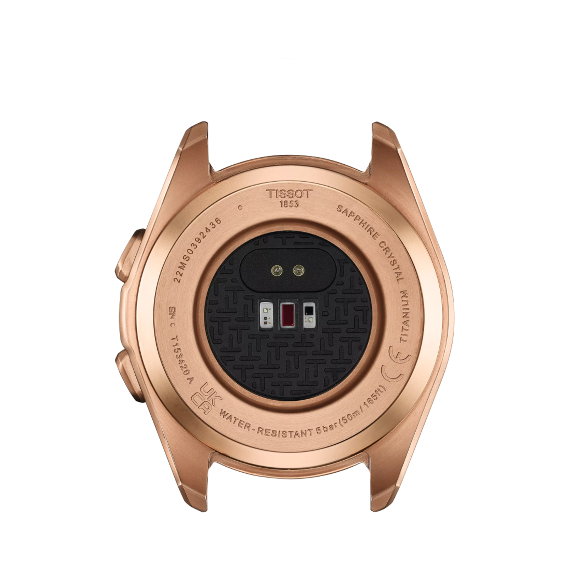 Tissot T-Touch 43mm Rose PVD Solar Watch T153.420.47.051.05