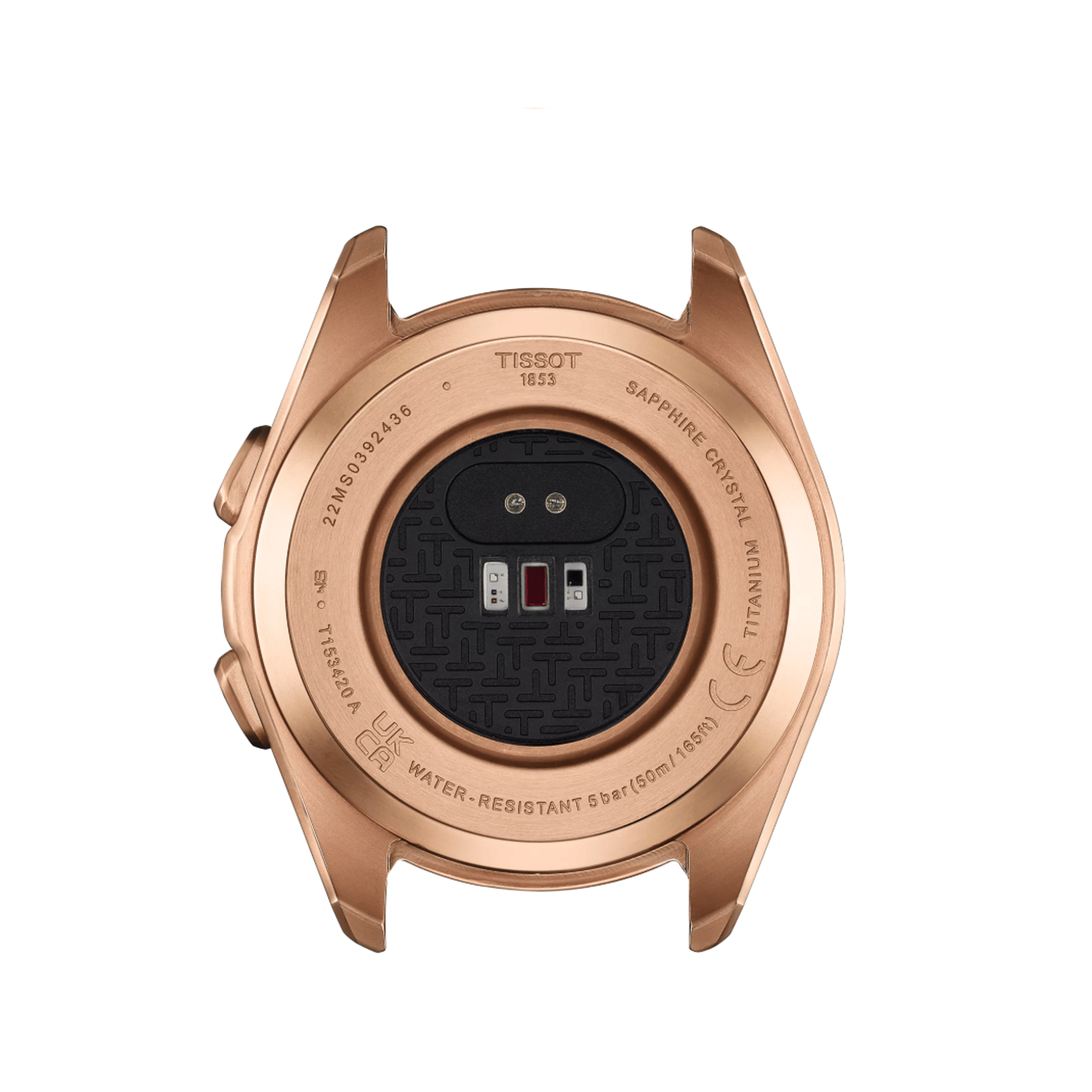 Tissot T-Touch 43mm Rose PVD Solar Watch T153.420.47.051.05