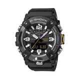 Casio G-SHOCK GGB100XMB-1A Mudmaster analogue digital watch with black resin band, metal bezel, Bluetooth connectivity, and quad sensor outdoor functions.