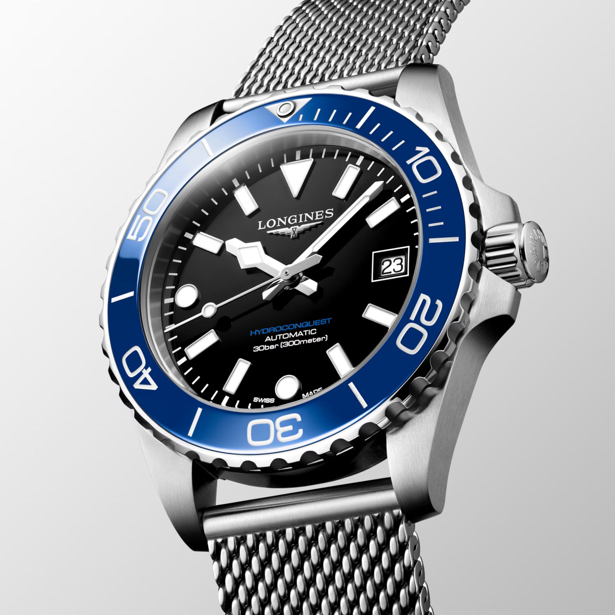 Longines Hydro Conquest Automatic Men's 39mm Watch L3.779.4.90.6