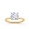 Everlasting 2.00ct TW Round Brilliant Lab-Grown Diamond Solitaire Engagement Ring in 18ct Yellow and White Gold