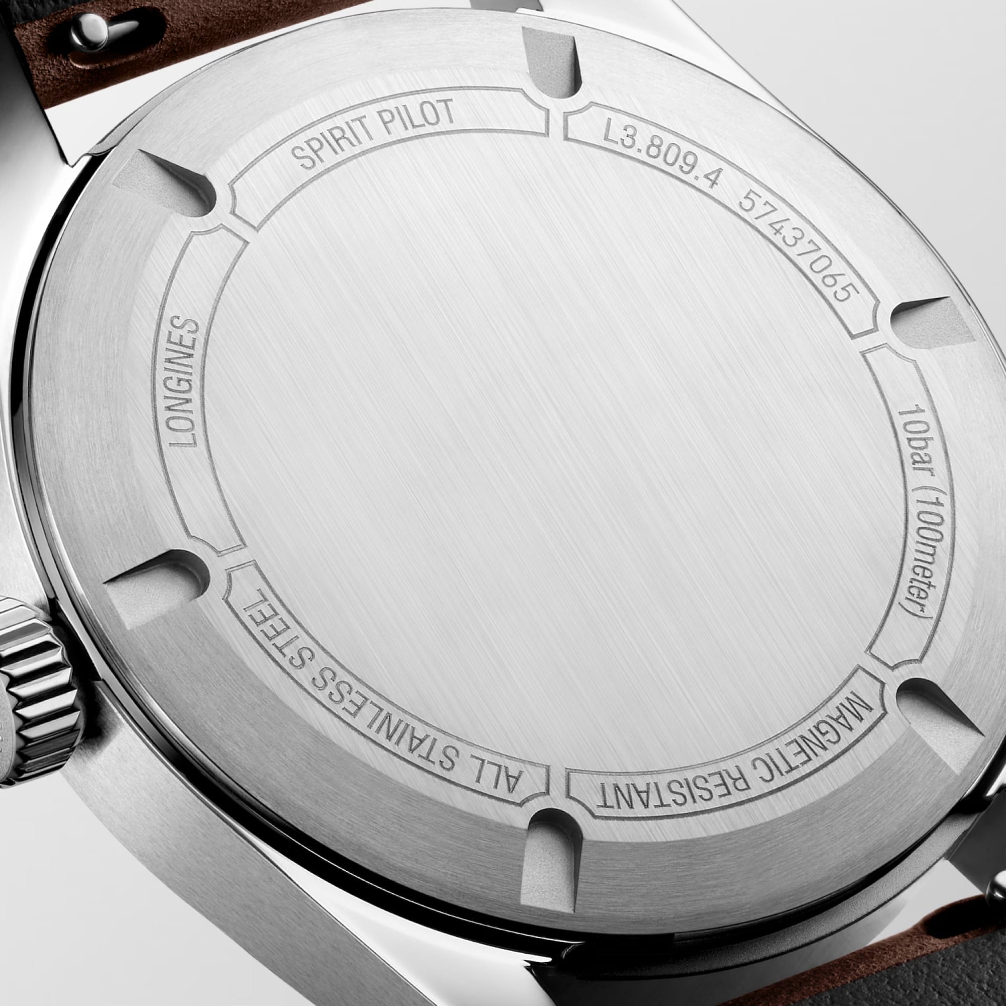 Longines Spirit Chronometer Men's 39mm Watch L3.809.4.53.2