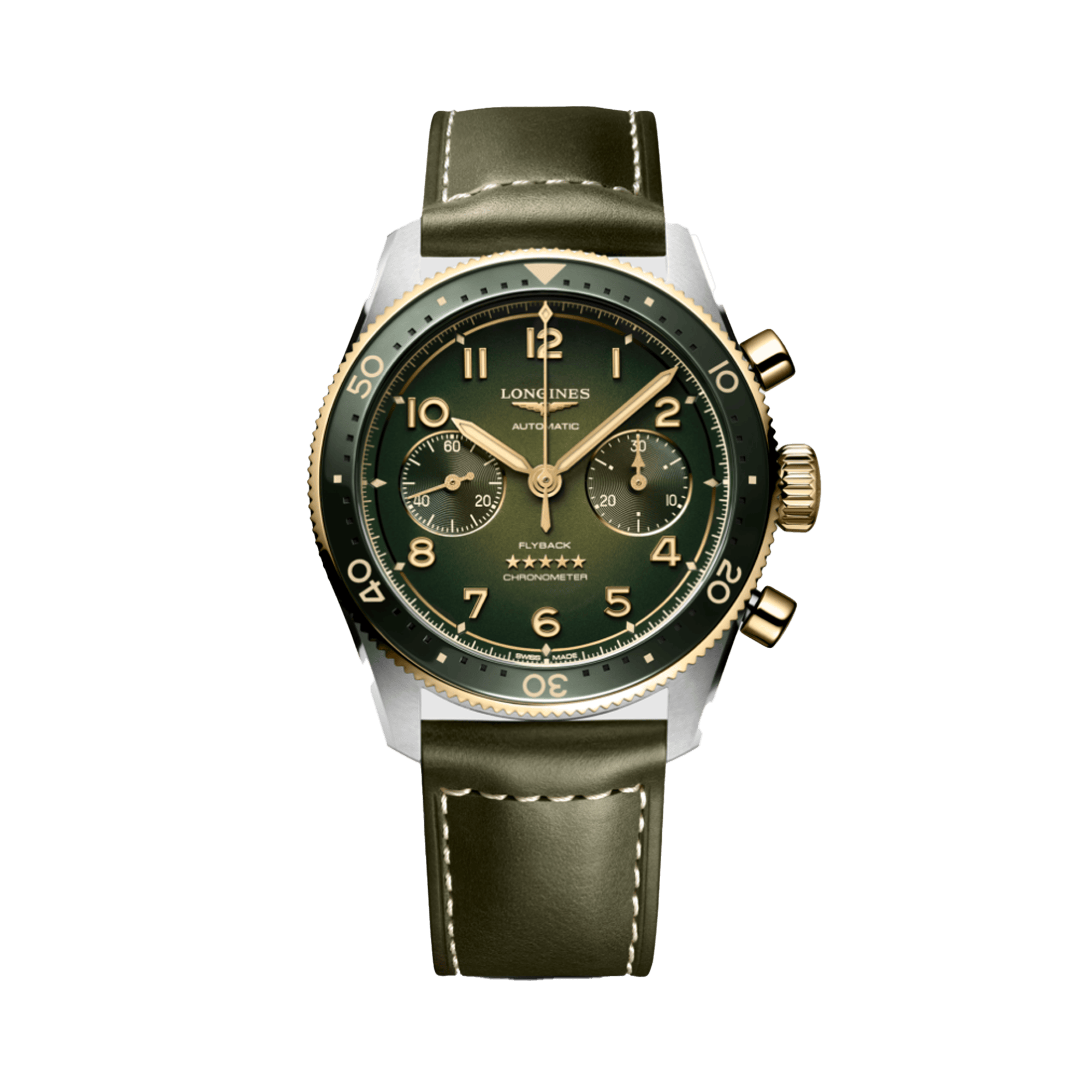 Longines Spirit Flyback Automatic Chronograph Men's 42mm Watch L3.821.5.53.2