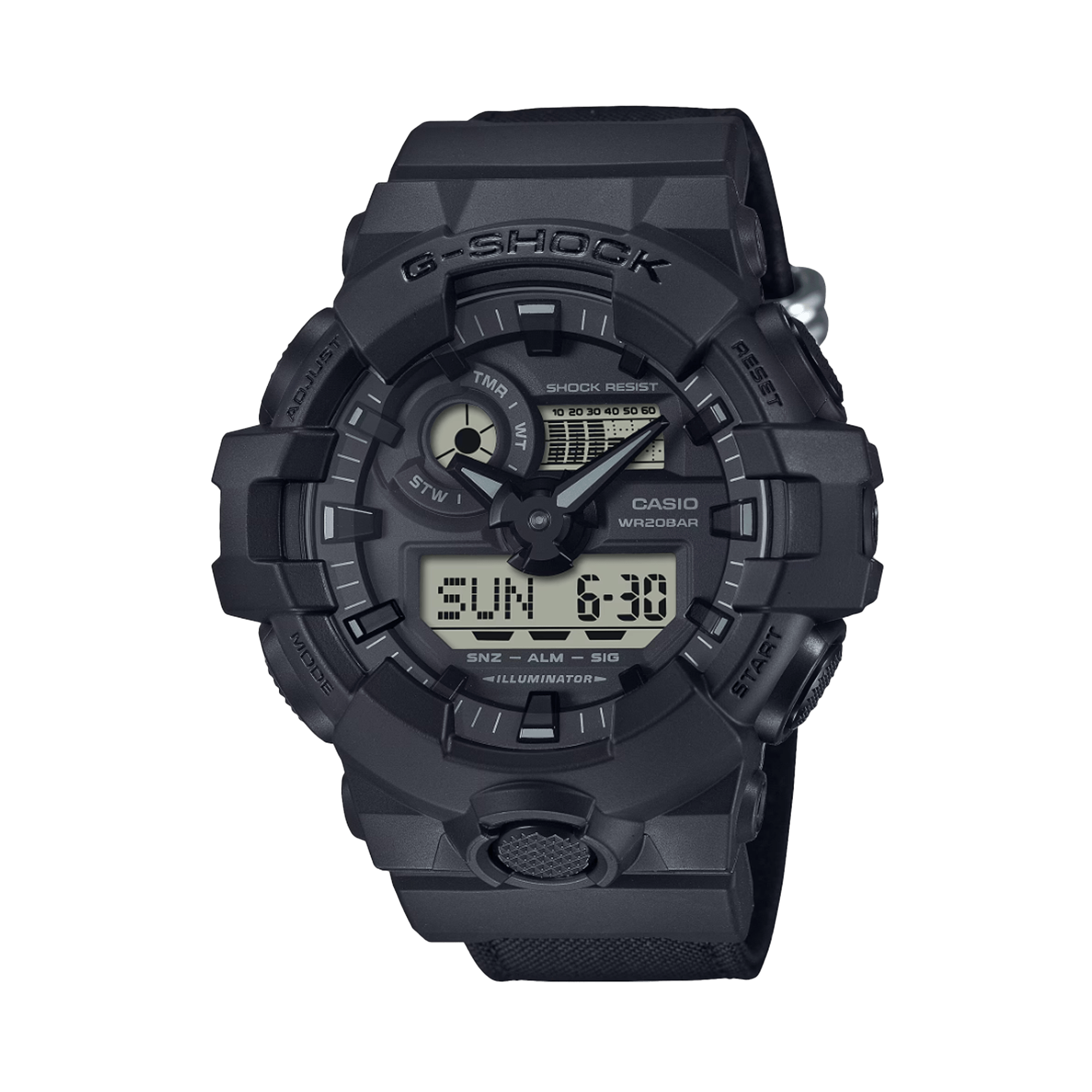 Casio G-SHOCK Men's Resin Analogue Digital Watch GA700BCE-1A