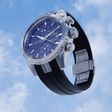 Edox Grand Ocean Automatic Chronograph Men's 43mm Watch 098003CABUIN