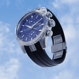 Edox Grand Ocean Automatic Chronograph Men's 43mm Watch 098003CABUIN