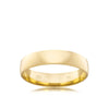 Barrel Ezi Wedding Ring in 9ct Yellow Gold