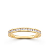 Everlasting 0.25ct TW Lab-Grown Diamond Channel Set Wedding Band in 18ct Yellow Gold