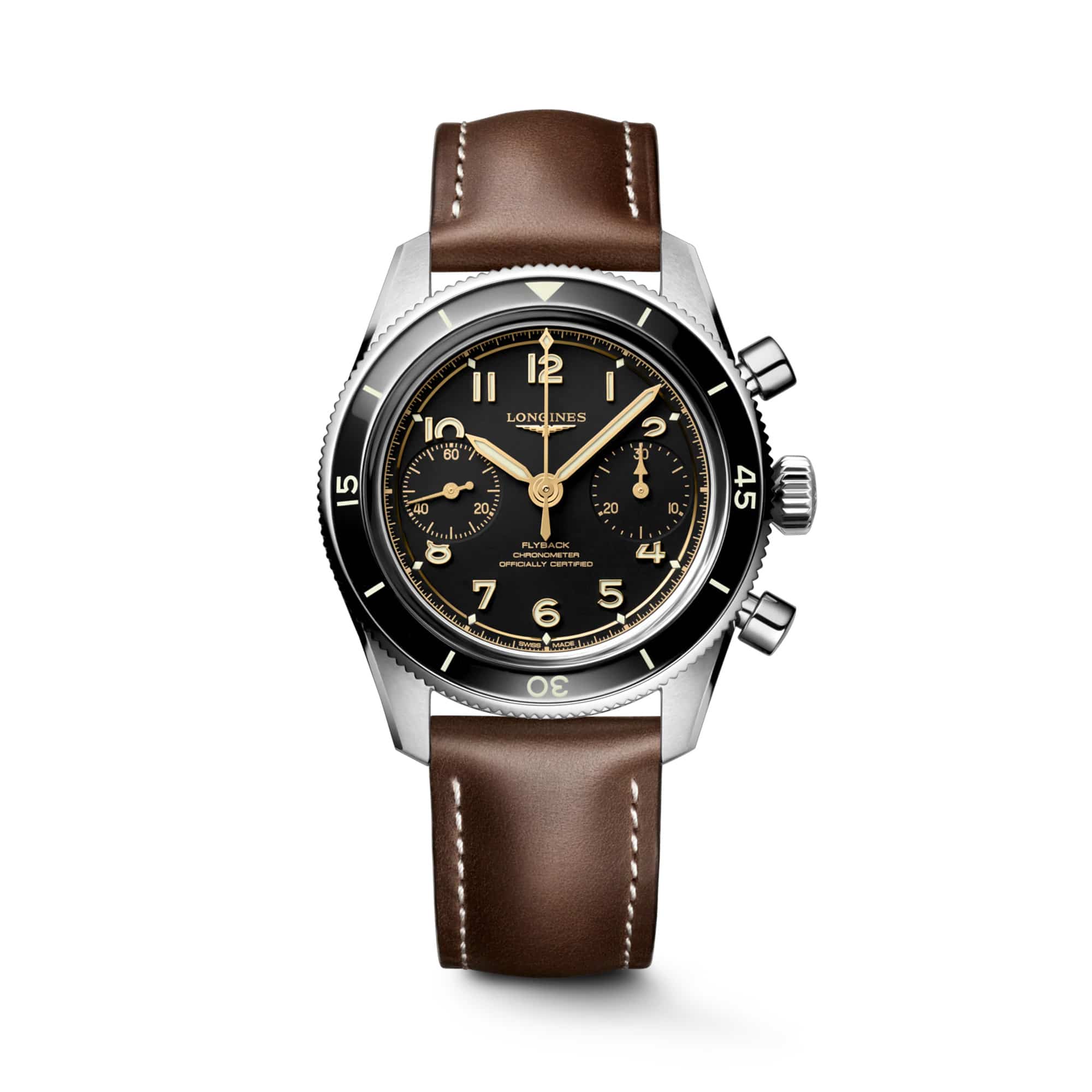 Longines Spirit Automatic Chronograph Men's 39.50mm Watch L3.721.4.53.2