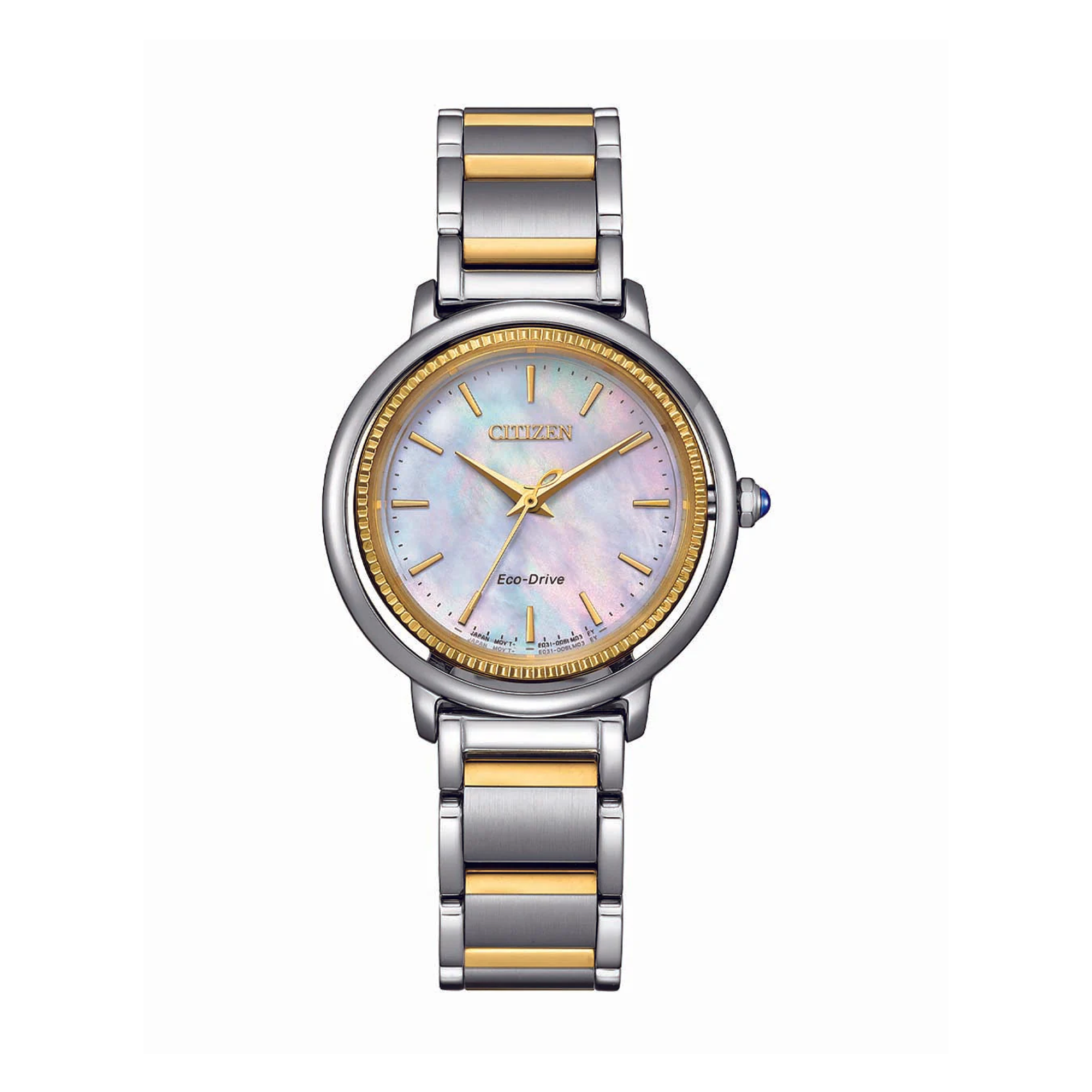 Citizen L Collection Women's 31mm Mother of Pearl Eco Drive Watch EM1104-83D