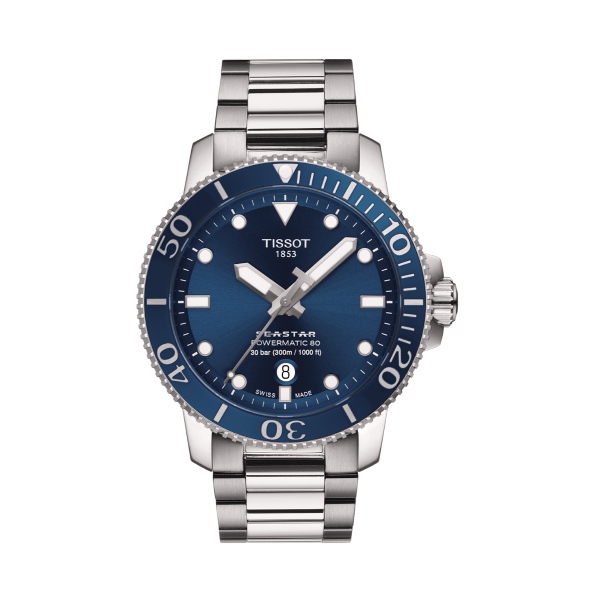 Tissot Seastar Men's 43mm Automatic Watch T120.407.11.041.03